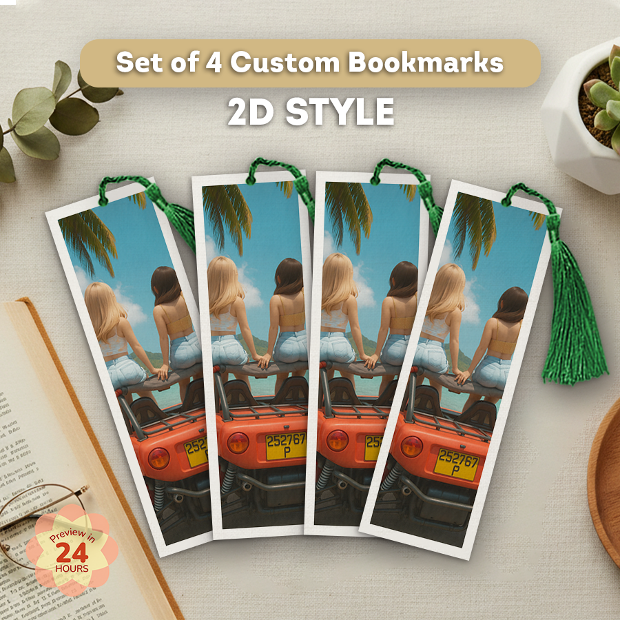 Personalized Bookmarks (Set of 4)