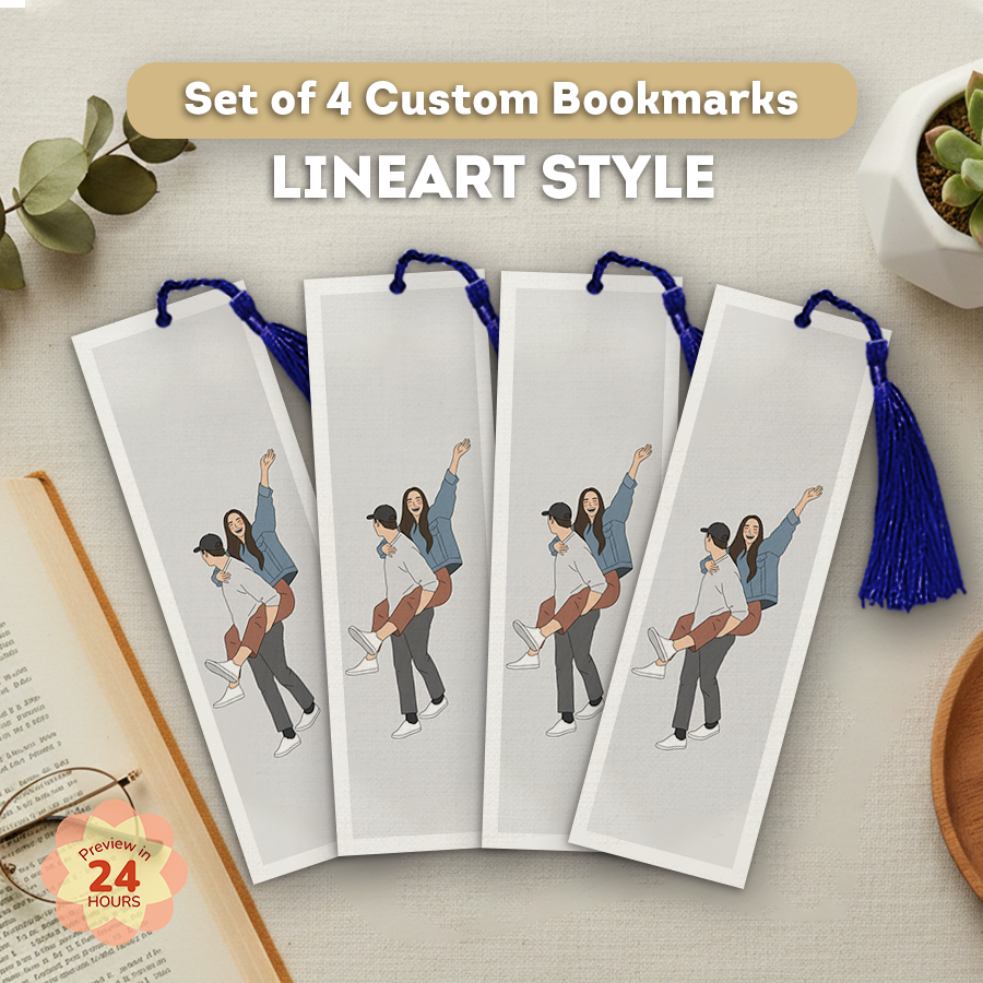 Personalized Bookmarks (Set of 4)