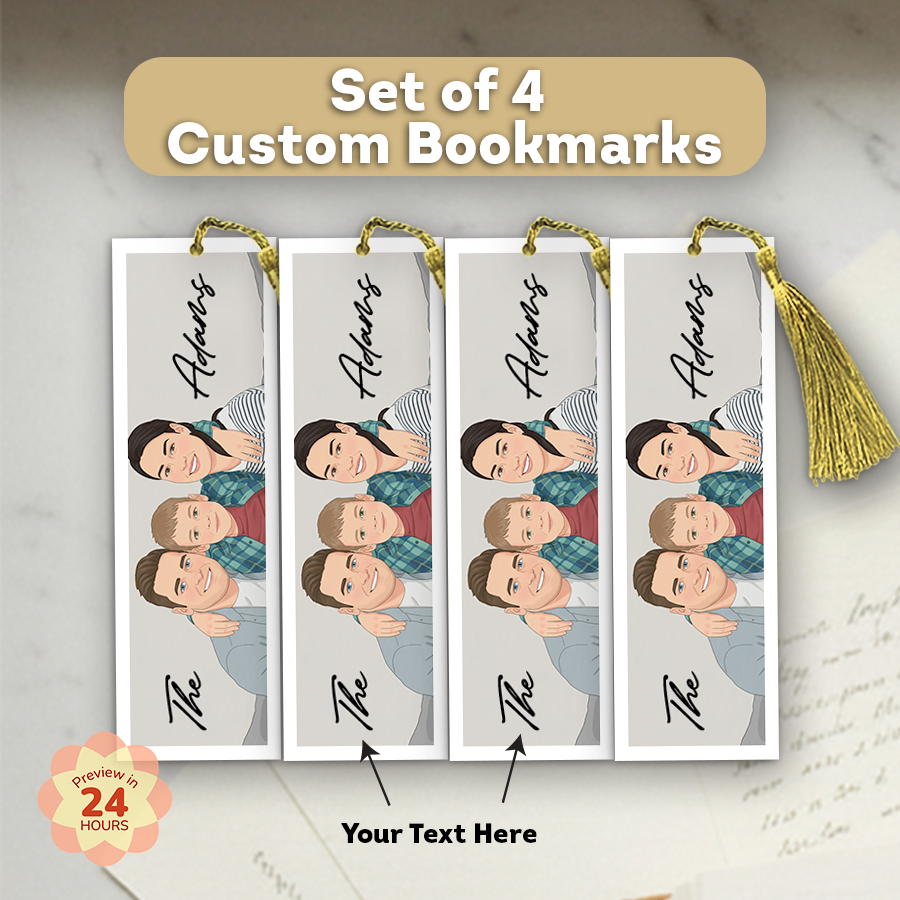 Personalized Bookmarks (Set of 4)