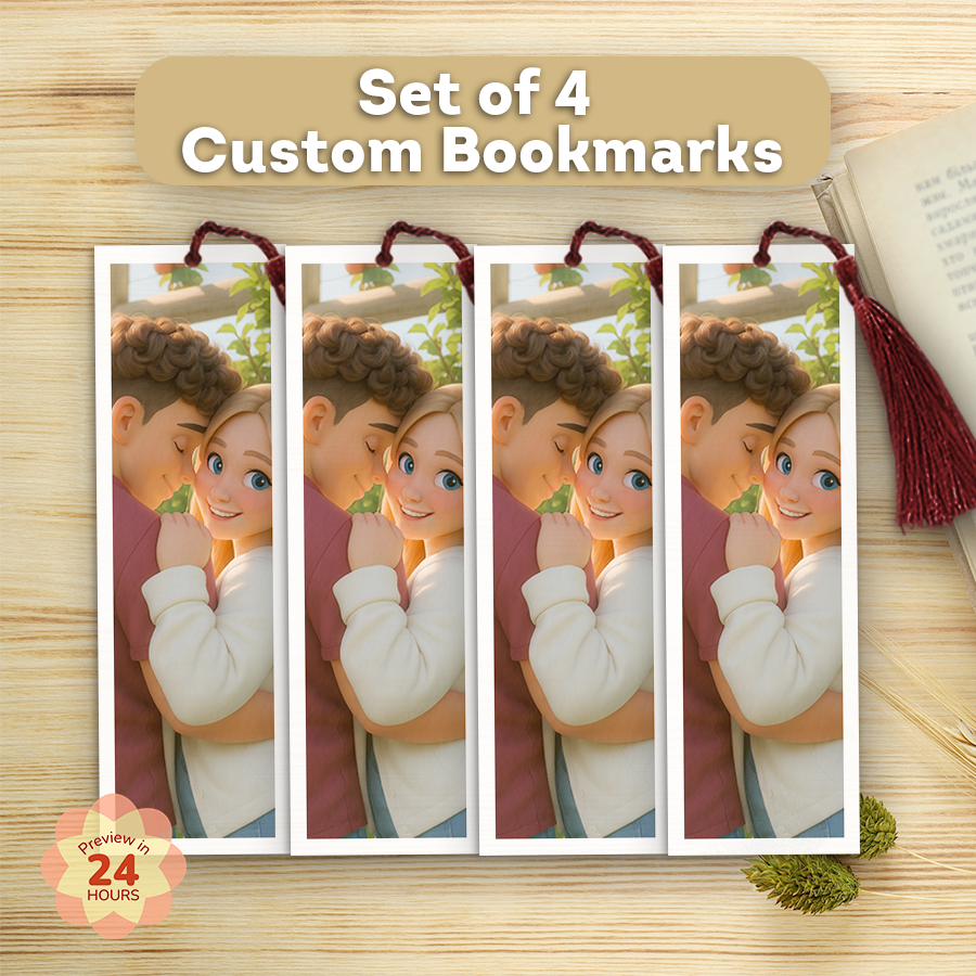 Personalized Bookmarks (Set of 4)