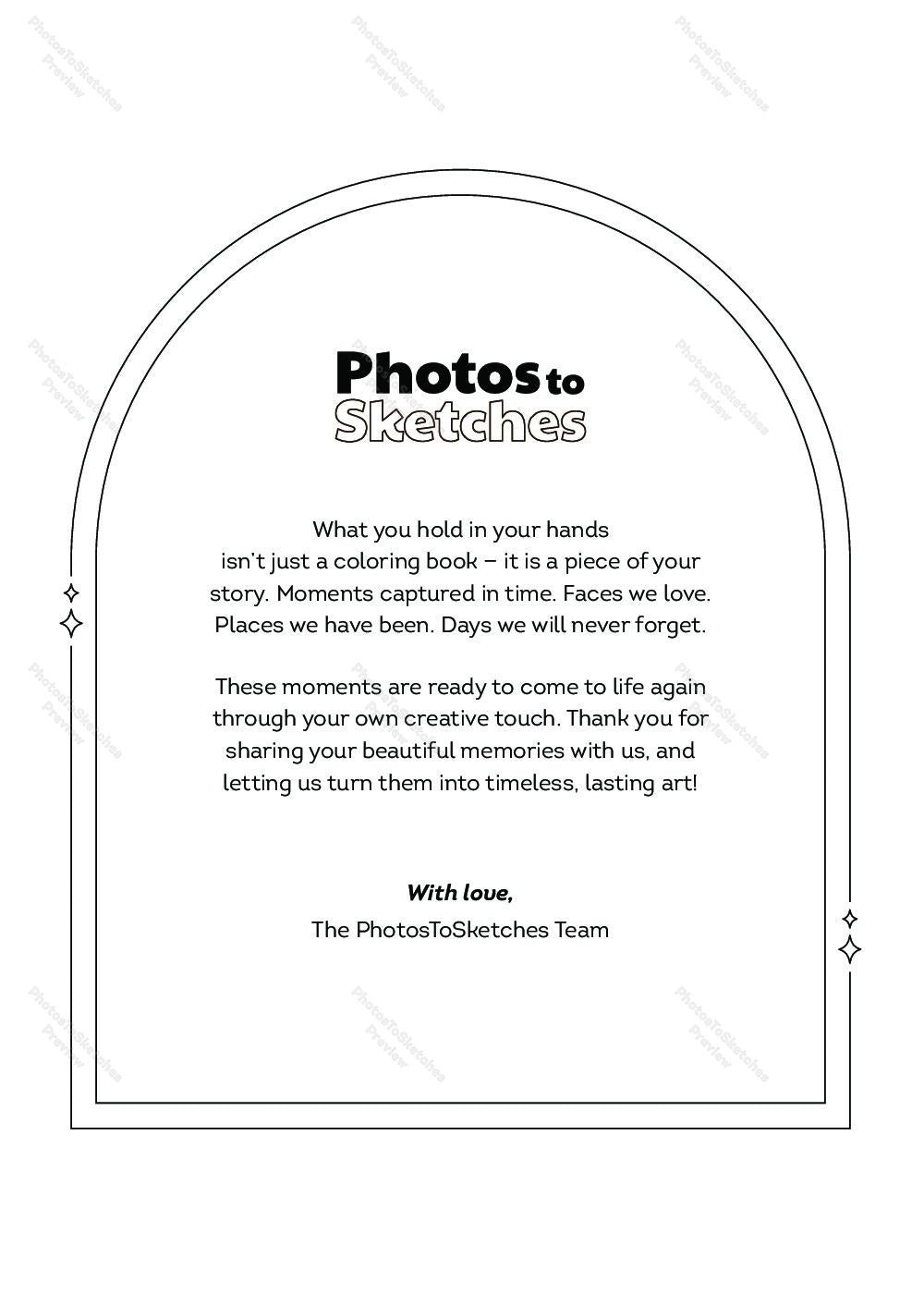 Custom Coloring Book - 5x7 Mini Size