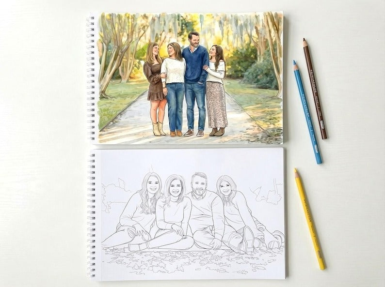 Custom Coloring Book - 5x7 Mini Size